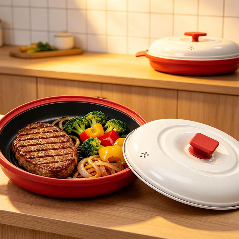 Hur förbättrar en grillgryta i mikrovågsugn i livsmedelskvalitet modern matlagningseffektivitet?