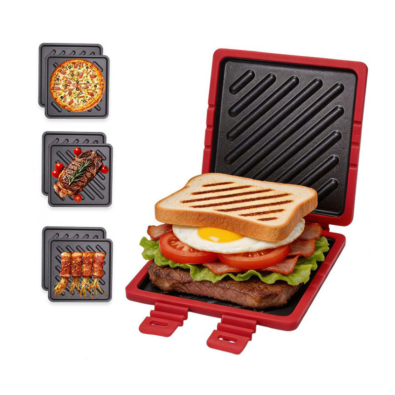 3-i-1 Mikrovågsbrödrost Grillbricka