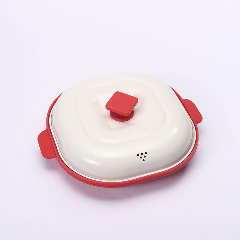 Grillpanna för mikrovågsugn med stor kapacitet med non-stick beläggning