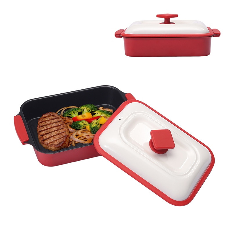 Non-stick beläggning Mikrovågsgrill Multi-Pot