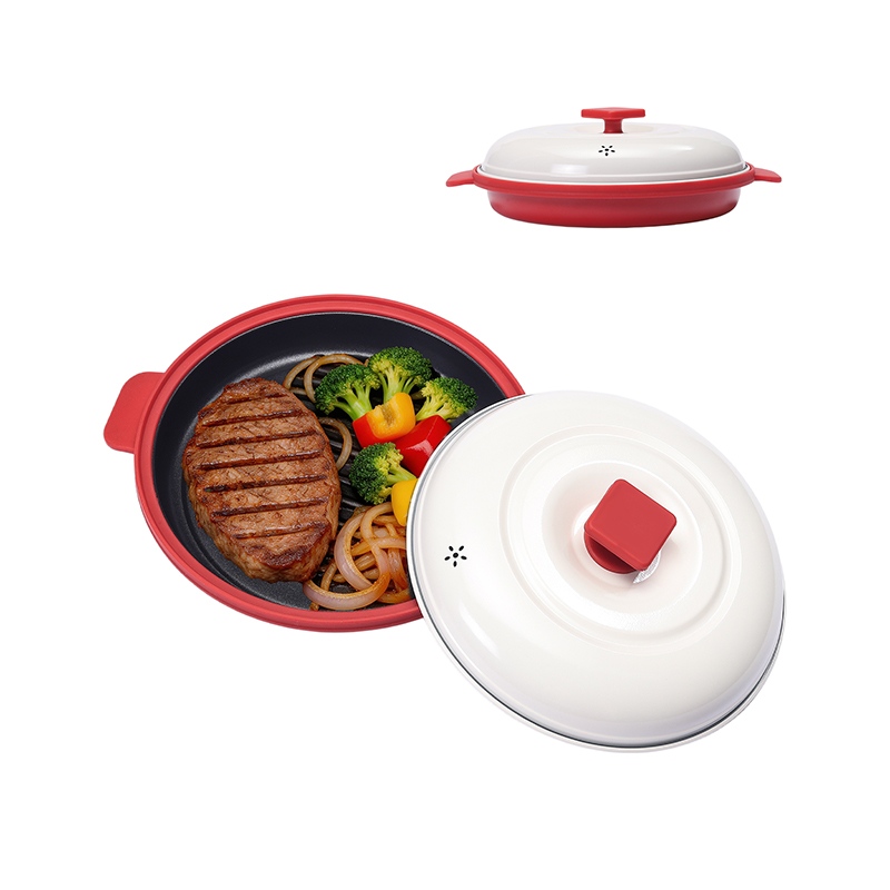 Temperaturkontrollerbar mikrovågsgrill Multi-Pot